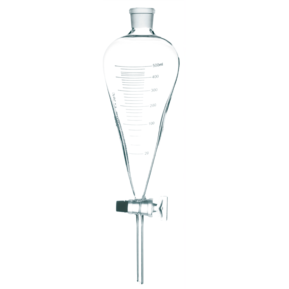 Воронки делительные грушевидные с делениями