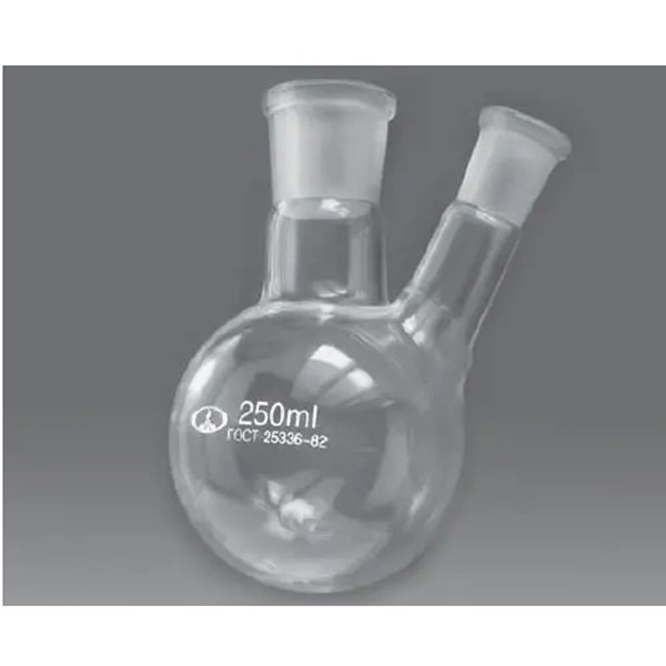 Колбы круглодонные с двумя горловинами