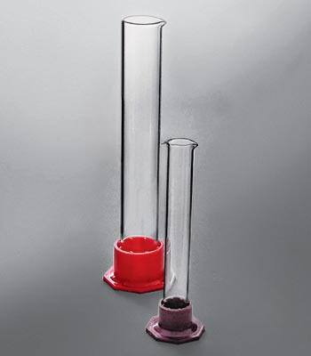 Цилиндры без делений для ареометров на пластмассовом основании