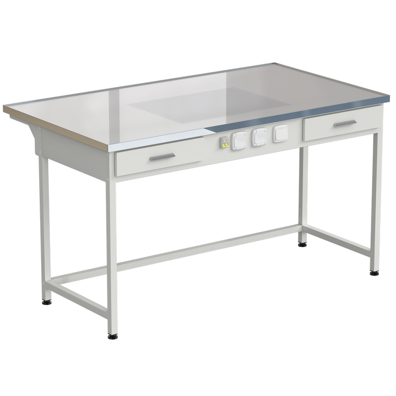 Столы с подсветкой рабочей зоны