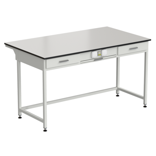 Стол приборный с выдвижным столиком, 2-мя ящиками и электрикой 1500х850х850 мм, раб. поверхность - LABGRADE