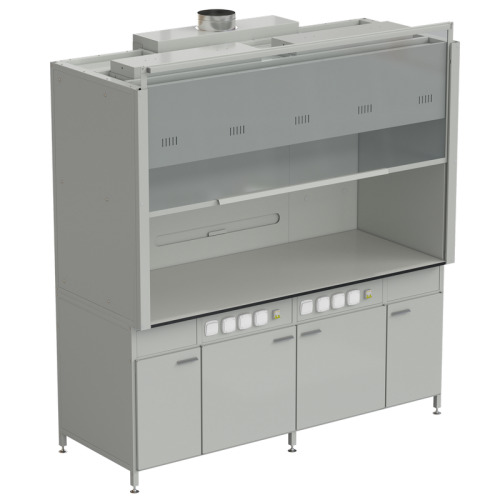 Шкаф вытяжной 2 светильника 2000х900х2145 мм, раб. поверхность - LABGRADE