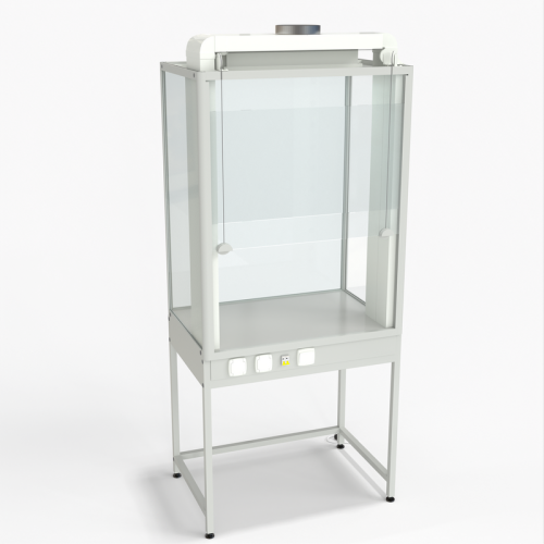 Шкаф демонстрационный напольный с электрикой 950х650х2245, раб. поверхность - LABGRADE-лайт