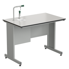 Стол пристенный с подводом воды 1200х750х900 мм, раб. поверхность - LABGRADE
