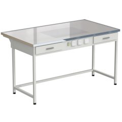 Стол с подсветкой рабочей зоны 1515х850х850, раб. поверхность - LABGRADE-лайт