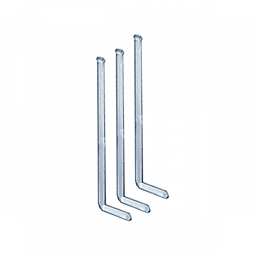 Шпатель стеклянный, L-форма