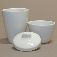 Тигель низкий с крышкой 50 мл