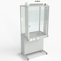 Шкаф демонстрационный напольный с электрикой, евронога 950х650х2245, раб. поверхность - LABGRADE-лайт