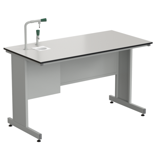 Стол пристенный с подводом воды 1500х750х900 мм, раб. поверхность - LABGRADE