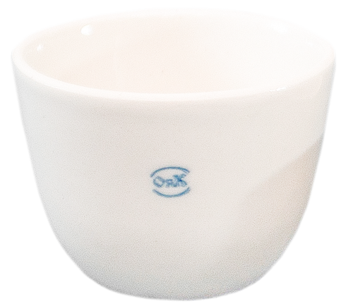 Тигель низкий фарфоровый №3, 11 мл