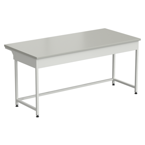 Стол приборный упрощенный 1800x850x850 мм, раб. поверхность - ЛАМИНАТ СЕРЫЙ