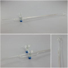 Микробюретка 1-2-2-5-0,02 с краном, кран с резьбовым уплотнением ГОСТ 29251-91
