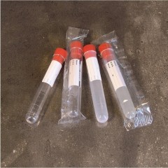 Пробирка цилиндрическая 10 мл, 16х100 мм, с пробкой и этикеткой, стерильная, без делений, п/п, Aptaca, 250 шт/уп.