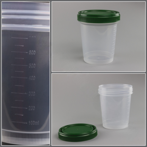 Контейнер для гистологии с завинчивающейся крышкой 1000 мл, 113х138 мм, н/с, 64 шт/уп.