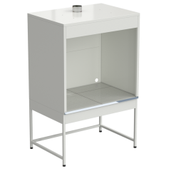 Шкаф для нагревательных печей 1210x870x1895 мм, белый металл, раб. поверхность - КЕРАМОГРАНИТ