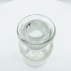 Склянка для реактивов 500 мл из светлого стекла с широкой горловиной и притертой пробкой