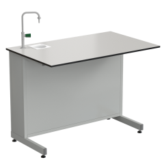 Стол демонстрационный с подводом воды 1200х750х900, раб. поверхность - LABGRADE