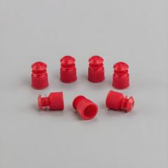 Пробка диаметром 12 мм, п/э, красная, 1000 шт/уп.