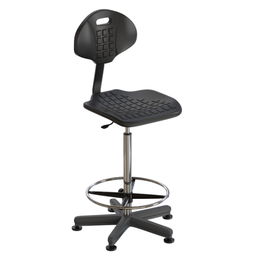 Стул лабораторный на опорах (высота 620-760 мм) (полиуретан)