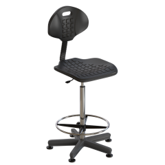 Стул лабораторный на опорах (высота 620-760 мм) (полиуретан)