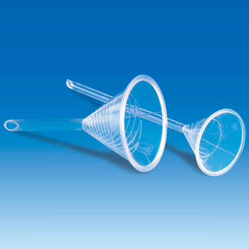 Воронка с ребрами диаметр 80, стебель d-8 мм, L-80 мм, п/п, LAMAPLAST