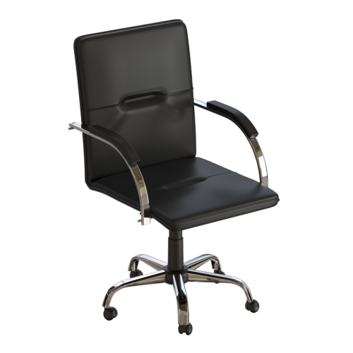 Кресло учителя (высота 410-540 мм) (с подлокотниками, ролики)