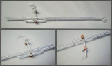 Микробюретка 1-2-2-2-0,01 с краном, кран с резьбовым уплотнением ГОСТ 29251-91
