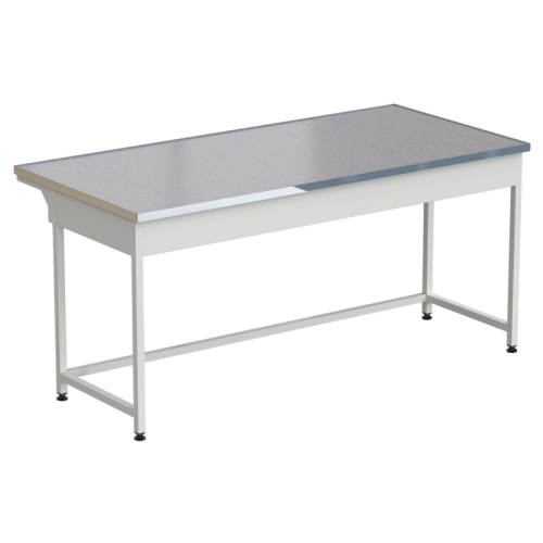 Стол приборный упрощенный 1800x850x850 мм, раб. поверхность - МОНОЛИТНЫЙ КЕРАМОГРАНИТ