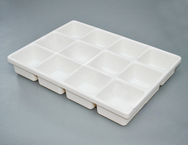 Лоток лабораторный для мелких предметов, 12 ячеек, 303х403х63 мм, ПВХ, Kartell