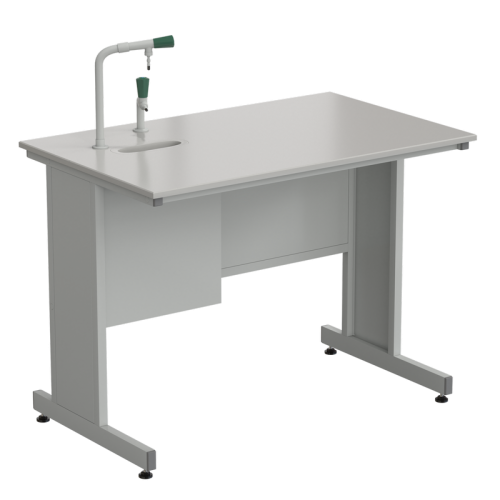 Стол пристенный с подводом воды 1200х750х900 мм, раб. поверхность - DURCON