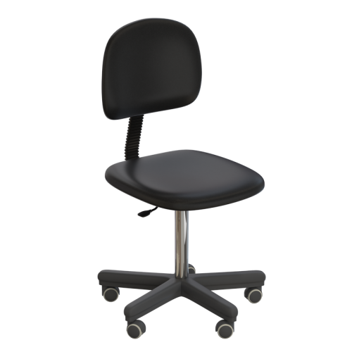 Стул офисный на роликах (высота 410-540 мм) (кож.зам.)