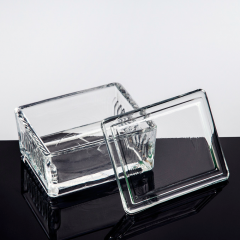 Емкость-сосуд стеклянная 77х57х29 мм (на 10 стекол горизонтально)