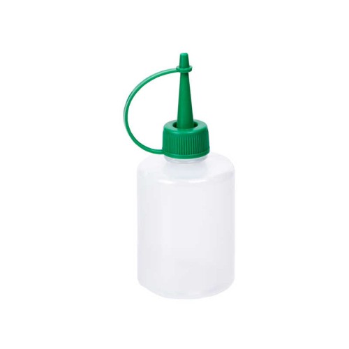 Банка-капельница 40 мл с крышкой-капельницей (цвет крышки - ЗЕЛЁНЫЙ)