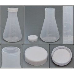 Колба коническая 500 мл, с навинчивающейся крышкой, с делениями, п/п