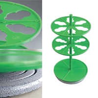 Штатив ЭКРОС-2920 (ПЭ-2920) для 6-ти цилиндрических делительных воронок объемом 100 мл