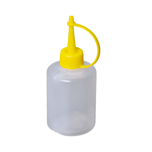 Банка-капельница 40 мл с крышкой-капельницей (цвет крышки - ЖЁЛТЫЙ)
