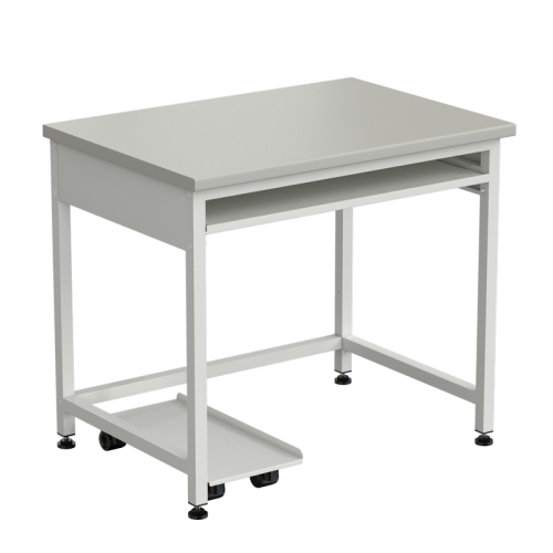 Стол компьютерный 850х600х750 мм, раб. поверхность - ЛАМИНАТ СЕРЫЙ