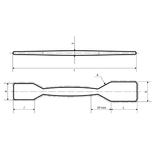 Шпатель фарфоровый №1, 120 мм