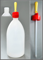 Капельница с пипеткой типа Ранвье, 1000 мл, п/эт, Kartell