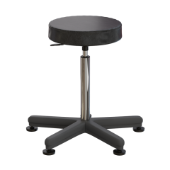 Табурет офисный на опорах (410-540 мм) (кожзам)