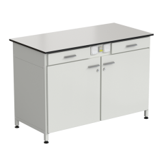 Стол-тумба с электрикой (2 ящика + двери) 1200x600x850 мм, раб. поверхность - LABGRADE