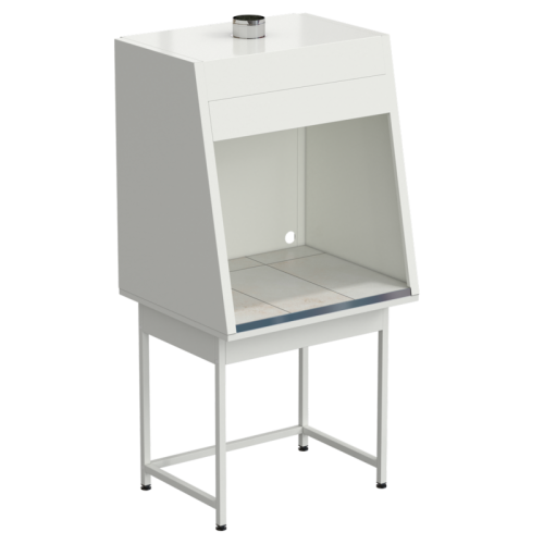 Шкаф для нагревательных печей 900х680х1820 мм, цвет изделия - белый, раб. поверхность - КЕРАМИКА