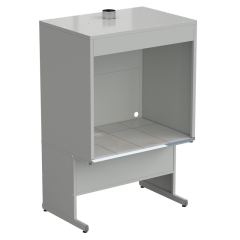 Шкаф для нагревательных печей 1210x870x1895 мм, цвет изделия - серый, раб. поверхность - КЕРАМИКА