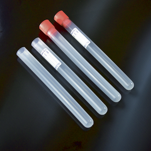 Пробирка цилиндрическая 20 мл, 16х150 мм, с пробкой, без делений, п/п, Aptaca, 1000 шт/уп.