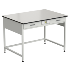 Стол лабораторный с 2 ящиками и электрикой (усиленный) 1200x850x850 мм, раб. поверхность - LABGRADE