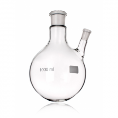 Колба круглодонная с двумя горловинами КГУ-2-1-100-19/26-14/23