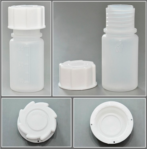 Банка широкогорлая для реактивов 50 мл, с делениями, п/п, Kartell