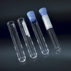 Пробирка цилиндрическая без делений и пробки 10 мл, 16х100 мм, п/с, 500 шт/уп.