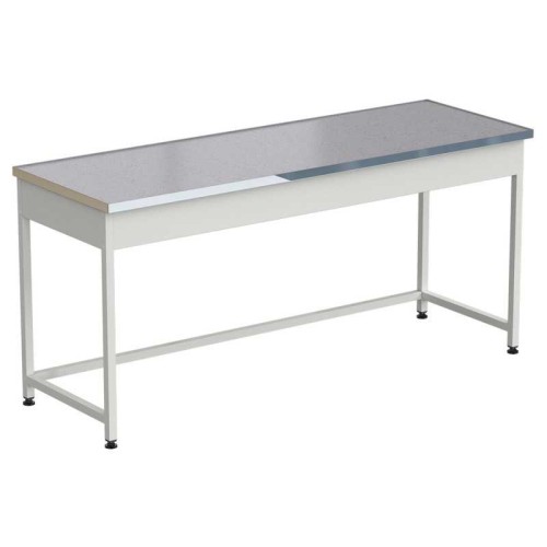 Стол приборный упрощенный 1800x610x850 мм, раб. поверхность - МОНОЛИТНЫЙ КЕРАМОГРАНИТ