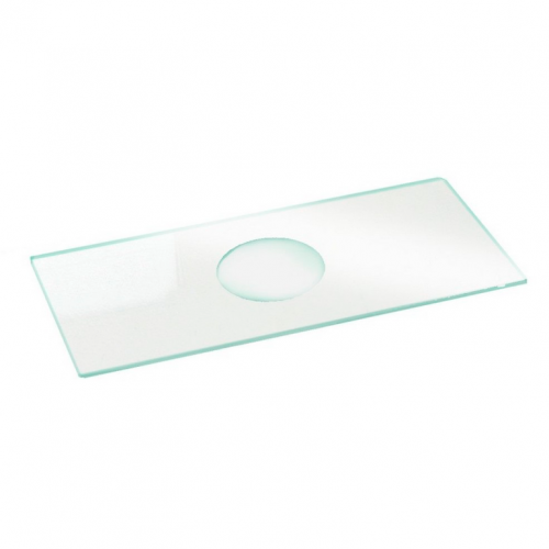 Стекло предметное СП-7103, 76х26±1,0 мм, толщина 1,0±0,1 мм, с лункой и шлифованными краями, 50 шт/уп.